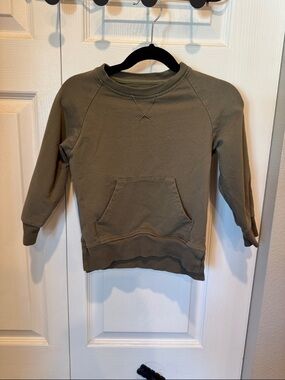 Little Bipsy Olive Green Kids Sweatshirt